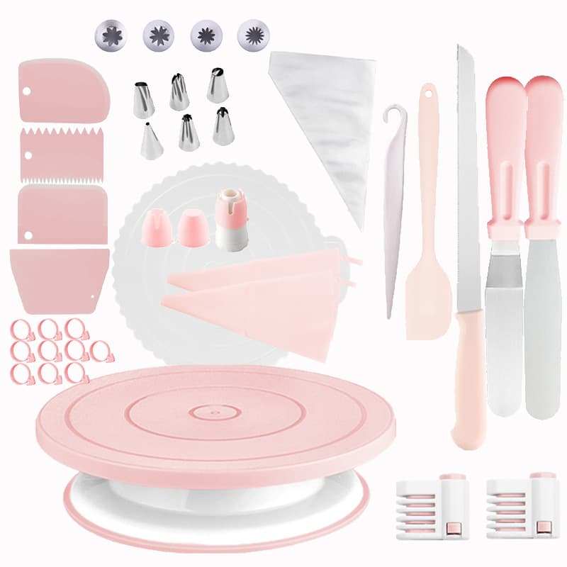 Anti-slip cake turntable rotating table decorating table set Cake turntable cake DIY baking tools