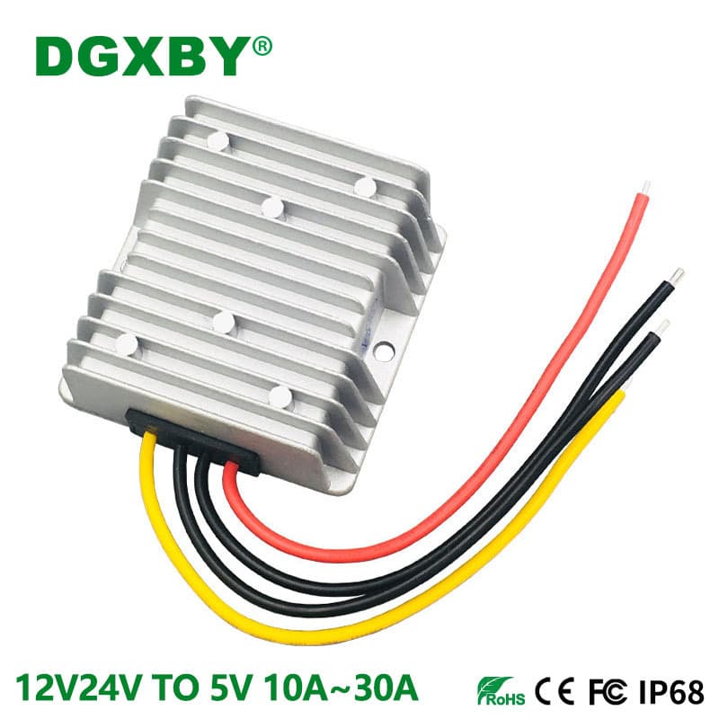 12V24V to 5V Power Voltage Converter Module DC 10A25A30A Stable Car Power Supply Module 8-40V to 5V Step Down Converter