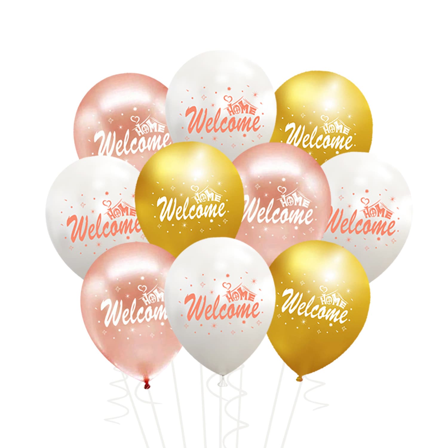 Welcome Home Moving House Back to School Celebration Family Party Decoration Balloons