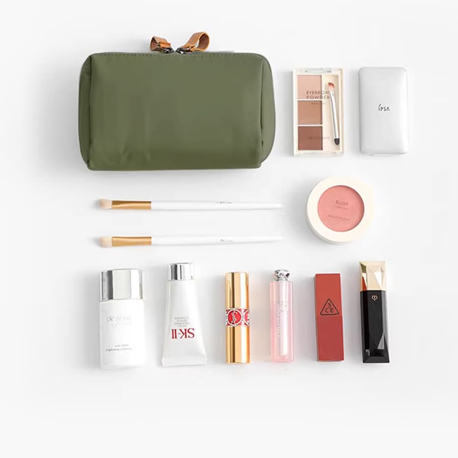 Cosmetic bag ins trend super hot makeup girl portable mini travel lipstick bag small cosmetic bag