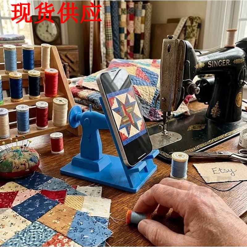 Independent station popular Sewing Machine Phone Stand home creative 3d sewing machine phone stand