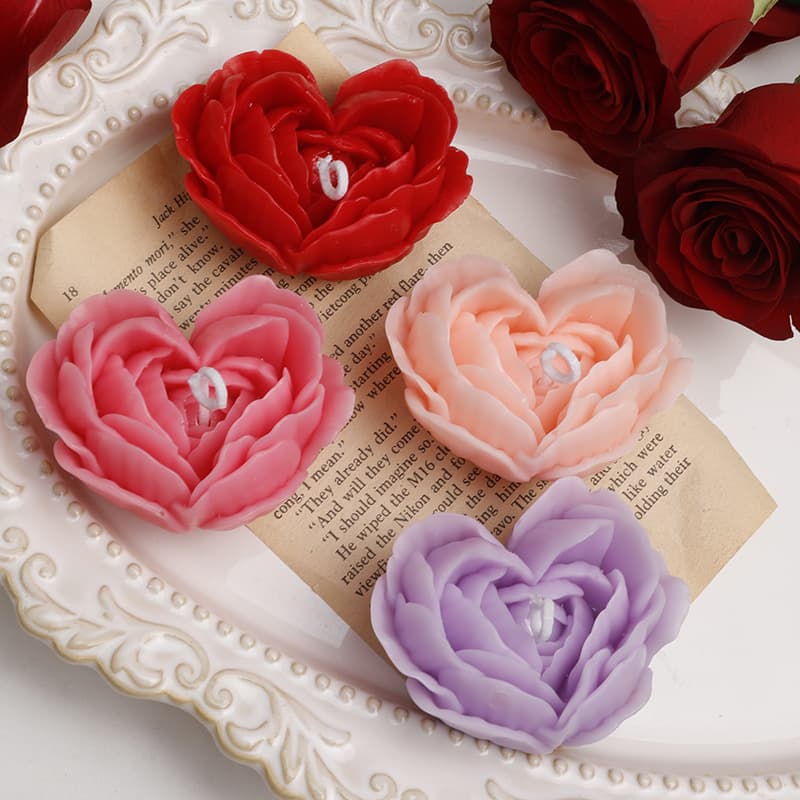 Valentine's Day Love Scented Rose Candle Decoration Proposal Confession Ceremony Romantic Arrangement Scented Candle