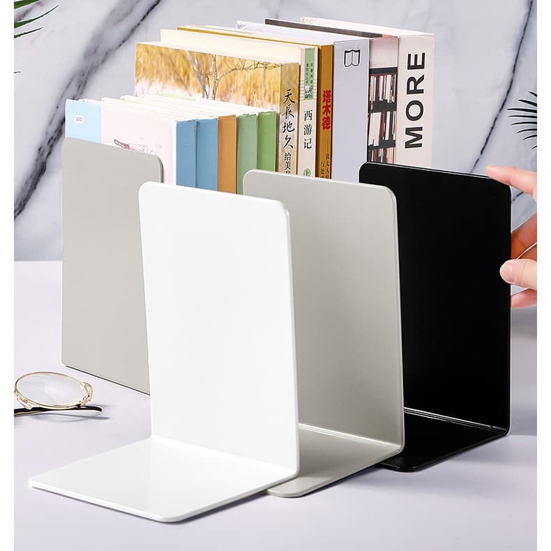 Minimalist Student Desktop Bookend Large Bookshelf Thickened Creative Book Stand for High School Students Simple Style