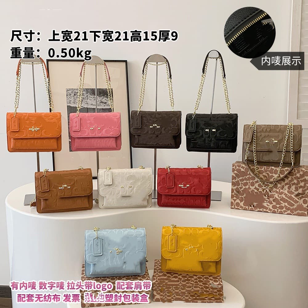 2025 New C-Collection Classic Embossed Tofu Bag Chic Small Square Bag Retro Versatile Shoulder Bag Crossbody Bag for Women