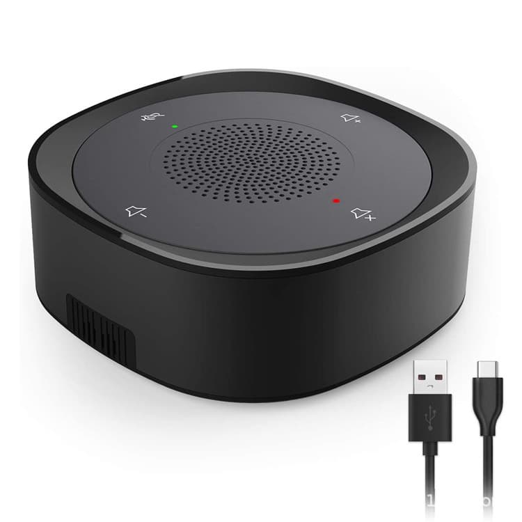 Desktop Conference Omnidirectional Microphone Speaker, Wired Conference Speaker