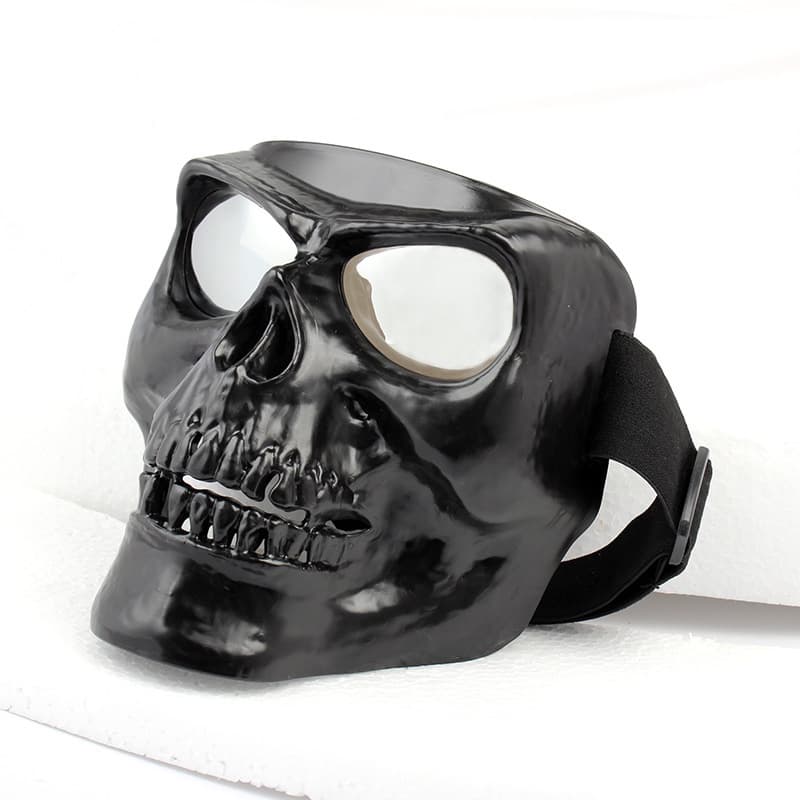 Cross-border Outdoor Sports Skull Protective Face Mask Windproof Dustproof Sandproof Real CS Military Tactical Goggles