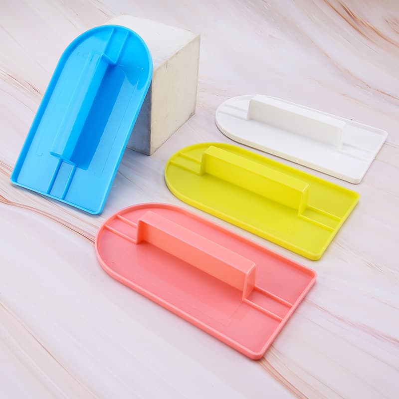 New baking cake scraper cream spatula fondant cake smoother nougat snowflake cake donkey hide gelatin cake pressing plate