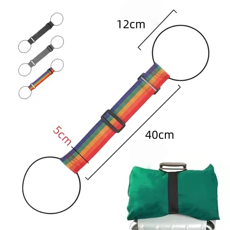 Luggage Add-on Bag Fixing Strap Adjustable Suitcase Strap Luggage Attachment Binding Strap Factory Wholesale