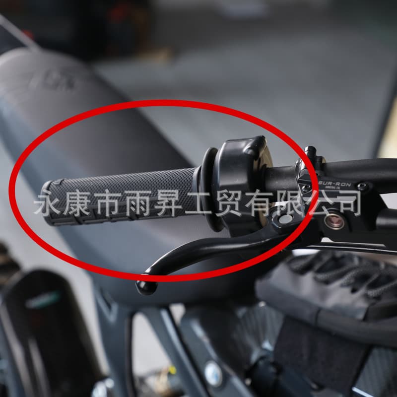 Suitable for Sur-Ron X/S off-road electric vehicle anti-slip rubber handlebar cover 17-24