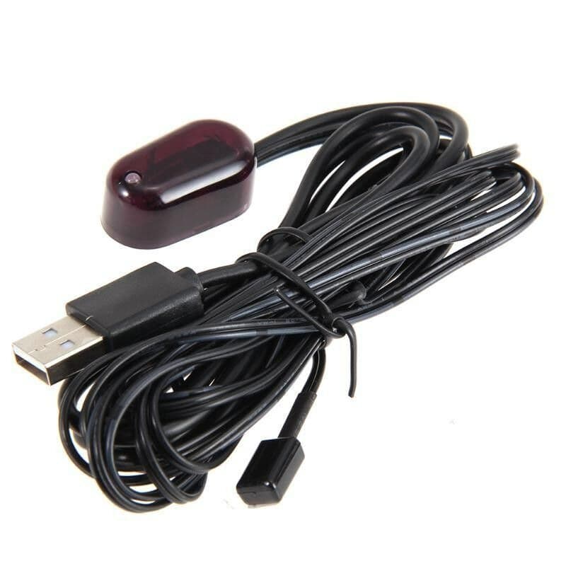 USB infrared receiver, wideband 20-60kHz infrared receiver, USB remote control repeater extension cable