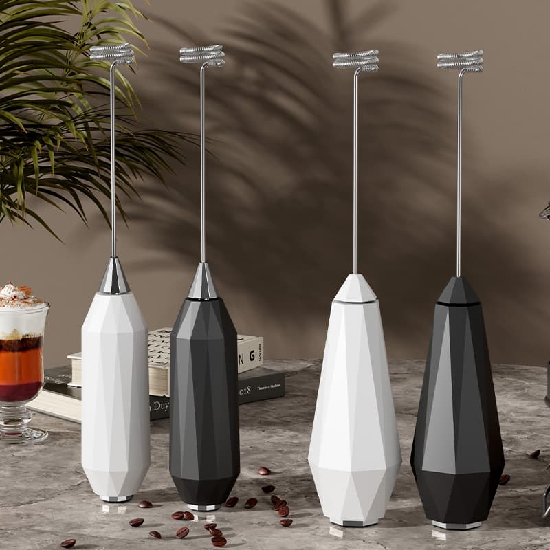 Electric Coffee Stirrer Milk Frother Whisker Foam Maker Handheld Egg Beater Milk Frothing Tool