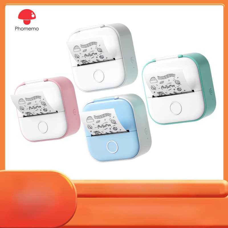 Phomemo Thermal Mini Printer Portable Bluetooth Label Printer for Home, Study, and Error Correction