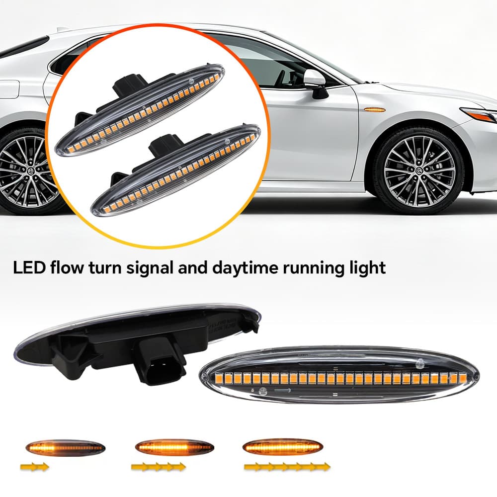 LED Sequential Side Marker Light for Toyota Camry Lexus IS250 IS350 Fender Light