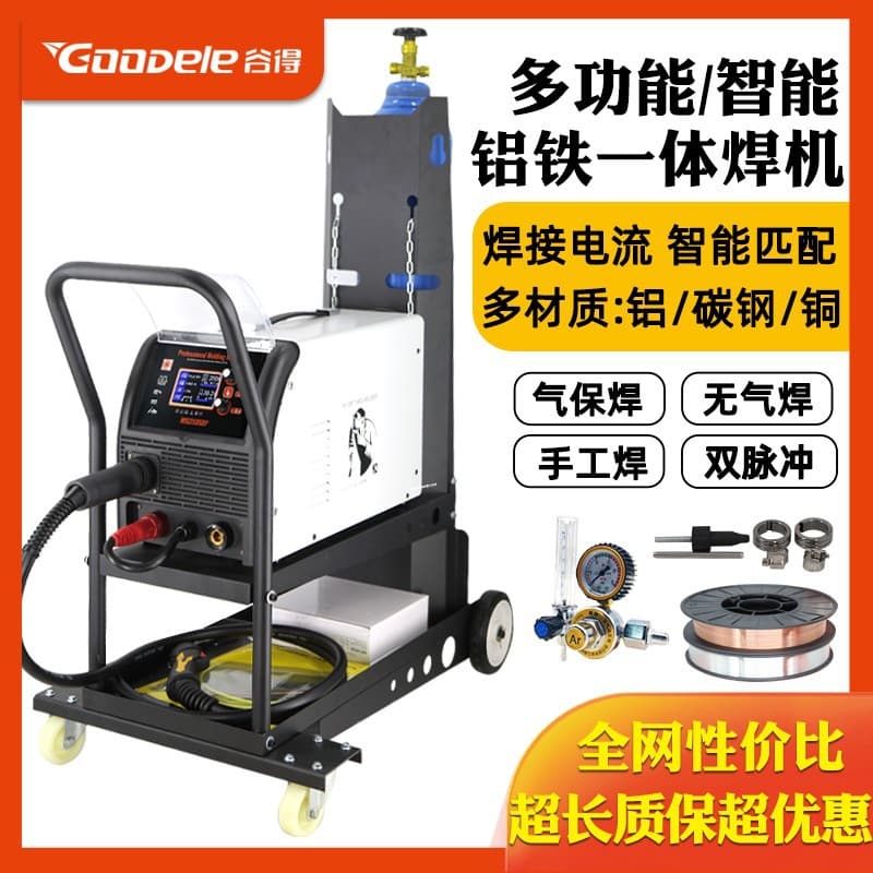 Portable MIG250 Inverter Welder for Aluminum Body CO2 Gas Shielded Welding Aluminum Iron Special Welding Machine Imported