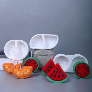 Deyi Life DIY Epoxy Mold Watermelon Orange Candle Silicone Mold for Epoxy Resin Hot Sale