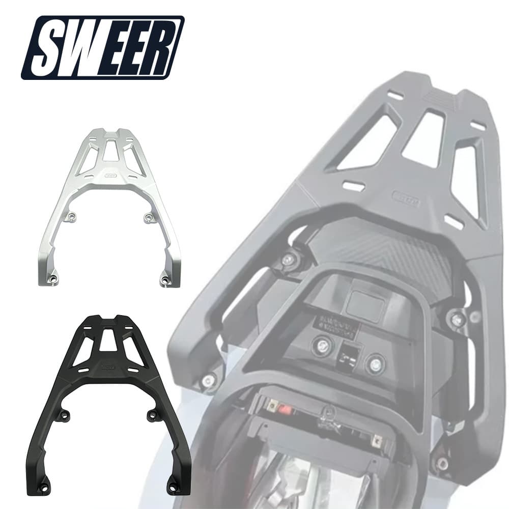 Compatible with SYM Husky 150 motorcycle top case rack rear carrier thickened aluminum tail rack bracket XS150T
