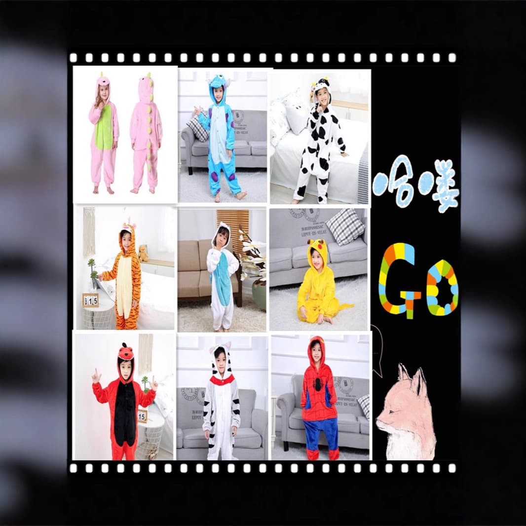 Manufacturer Wholesale Stitch Children's Spider-Man Dinosaur Cartoon Animal Flannel Kids Onesie Pajamas Homewear