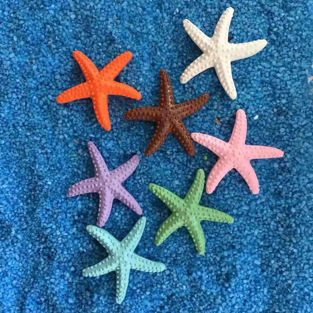 Resin Simulated Starfish Mediterranean Starfish Decoration Fish Tank Ornament Wedding Decoration Home