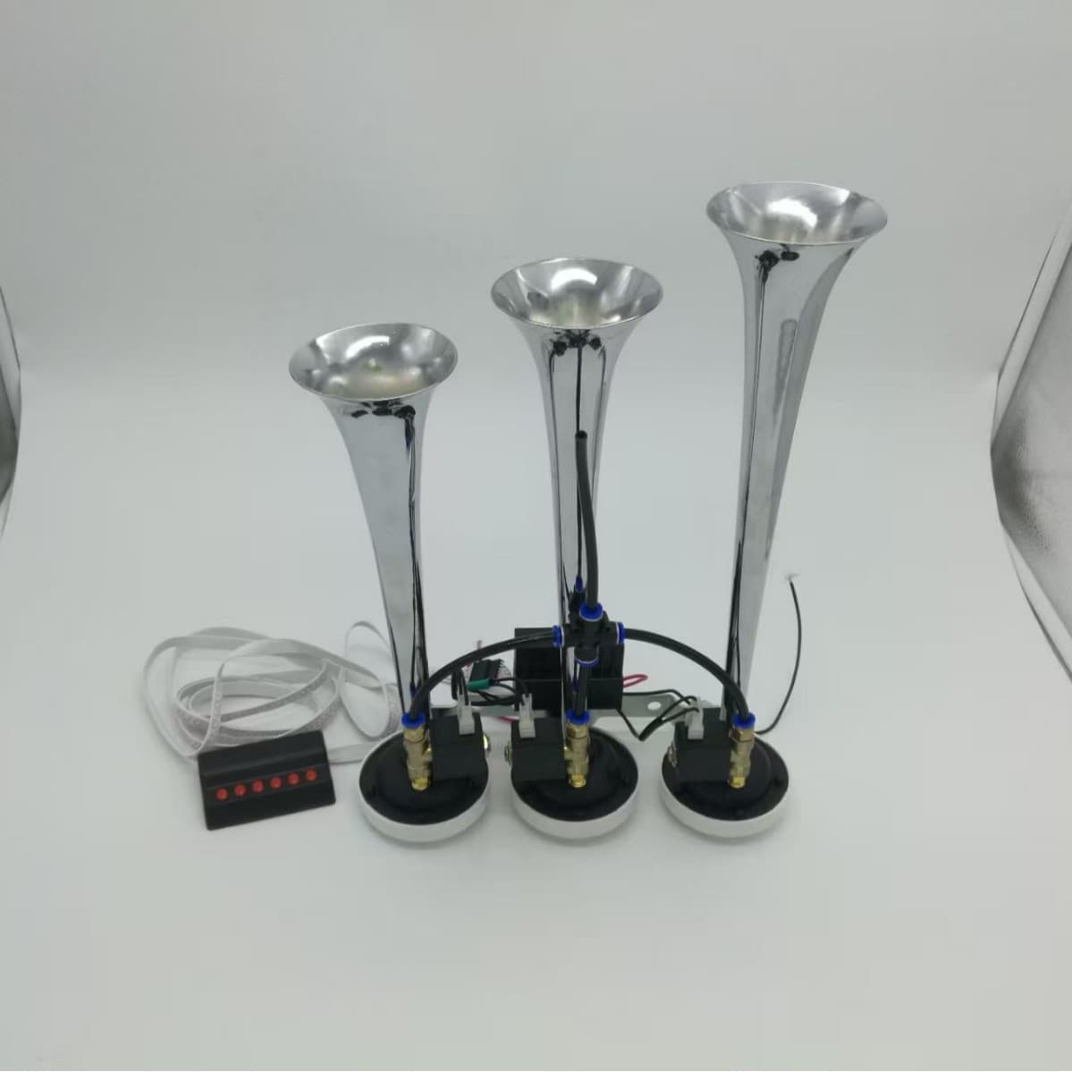 3-Tube 6-Tone Baby Shark Electronic Multi-Tone Air Horn for Car