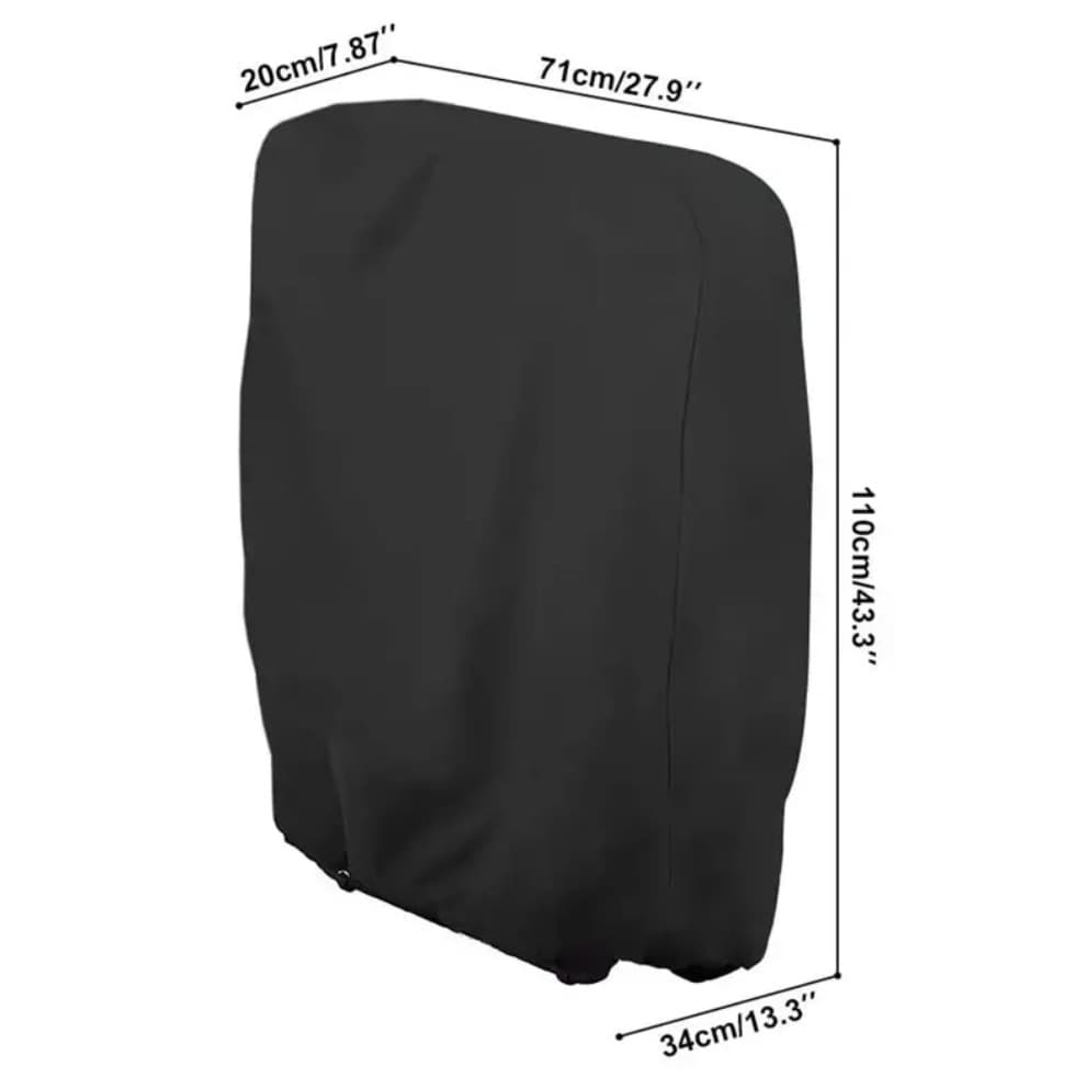 Waterproof and dustproof all-weather folding chair cover to upgrade your patio furniture, rain and sun protection, TEMU hot seller.