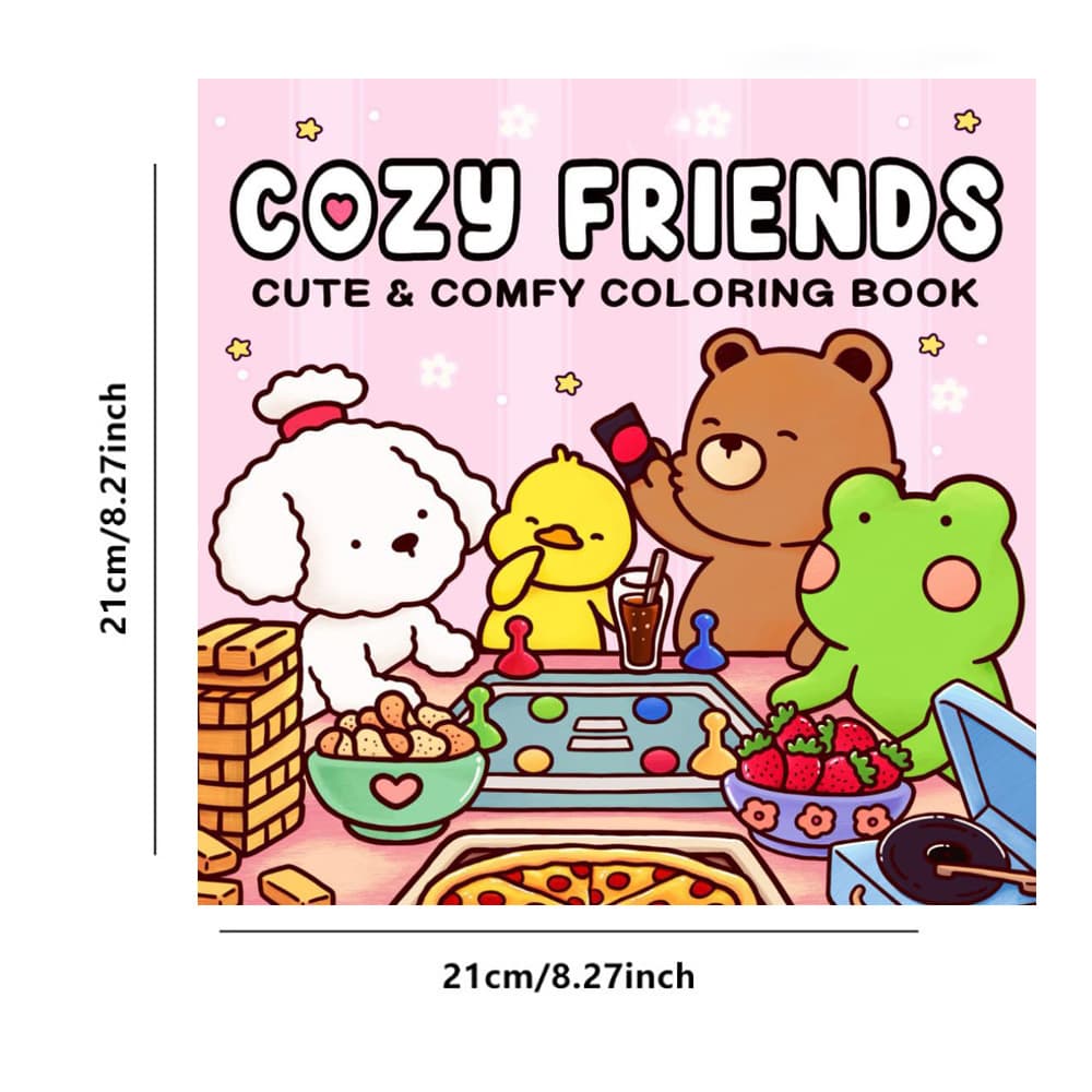 Cross-border spot TEMU teen coloring book cute and comfortable space coloring book relaxing and decompressing simple coloring book