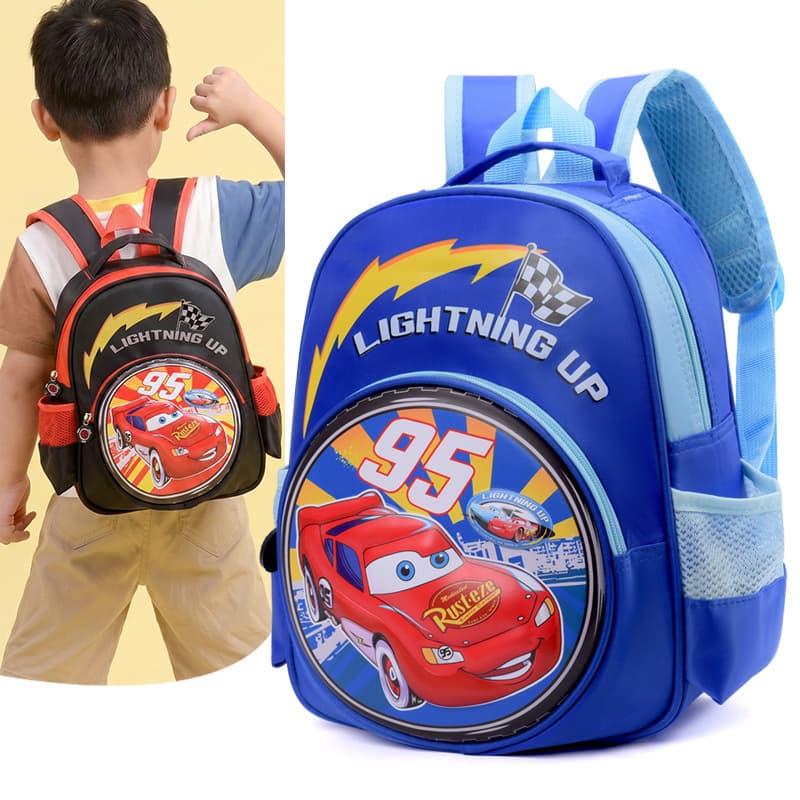 Kindergarten school bag for 3-5 year old children cartoon car backpack kindergarten boys and girls hard shell school bag
