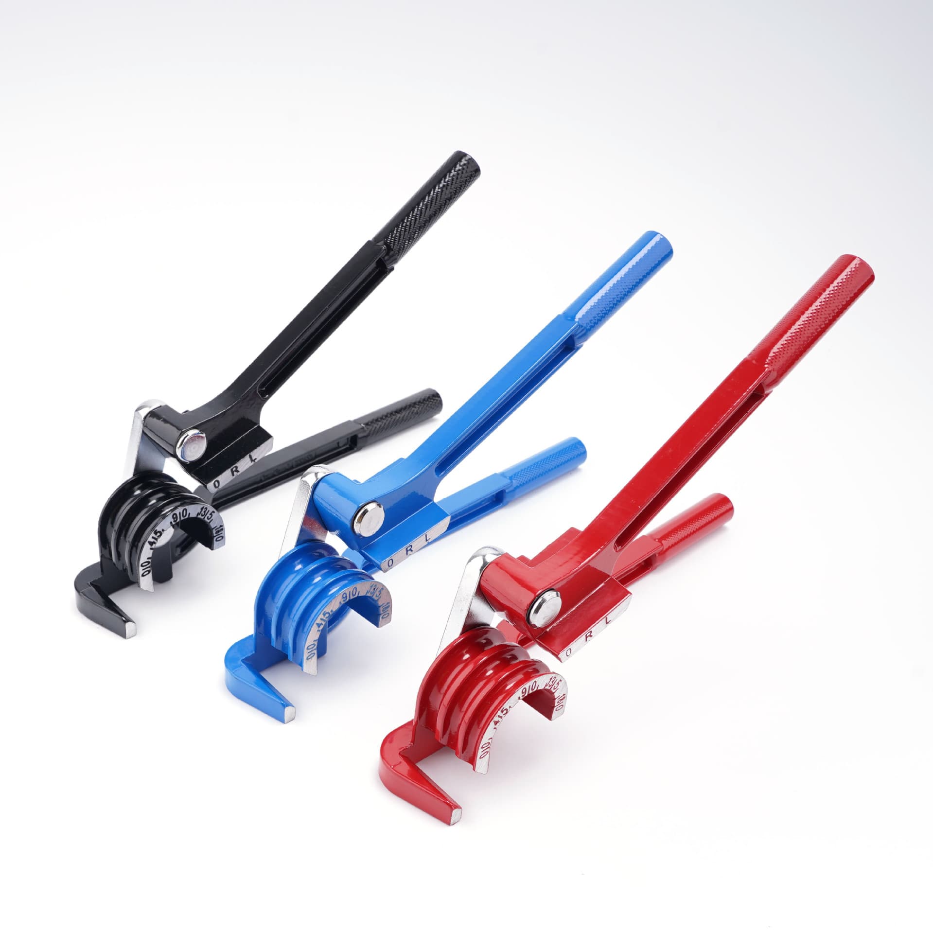 Manual Pipe Bender Three-Groove Bender for Air Conditioning Copper and Aluminum Pipes, Handheld Bender Capable of Bending 6mm, 8mm, 10mm Copper Pipes