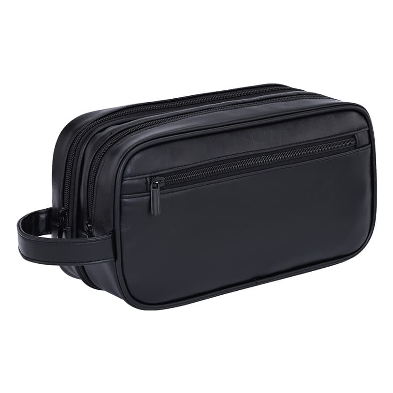 Premium Double-Layer Large Men's Toiletry Bag, High-Capacity, Luxury Portable Waterproof Cosmetic Organizer Bag