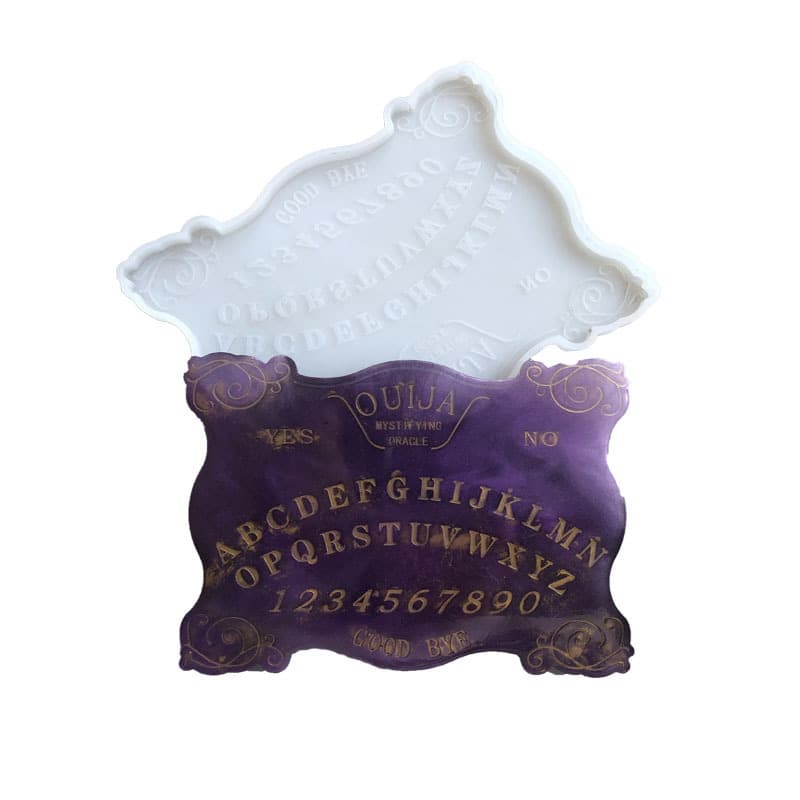 Mirror OUIJA Game Pad Tray Display Stand Silicone Mold Epoxy Resin Mold