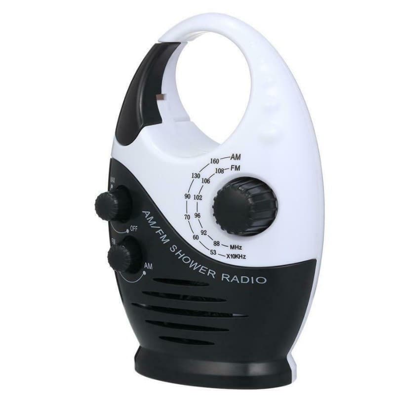 Mini Portable Waterproof Radio for Students' CET-4/6 English Listening, AM/FM Bathroom Waterproof Radio