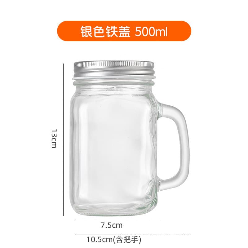 40ml Clear Glass Coffee Concentrate Dispensing Bottle Mini Mason Jar Honey Jam Bottle