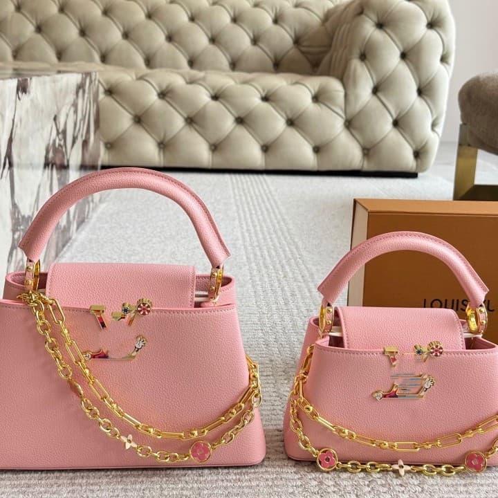 L Full set of packaging Capucines lady bag V Top quality export cross-border exclusive wholesale
