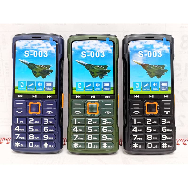 Best Selling 2025 S003 Cheap Rugged Phone Senior Bulk Phone