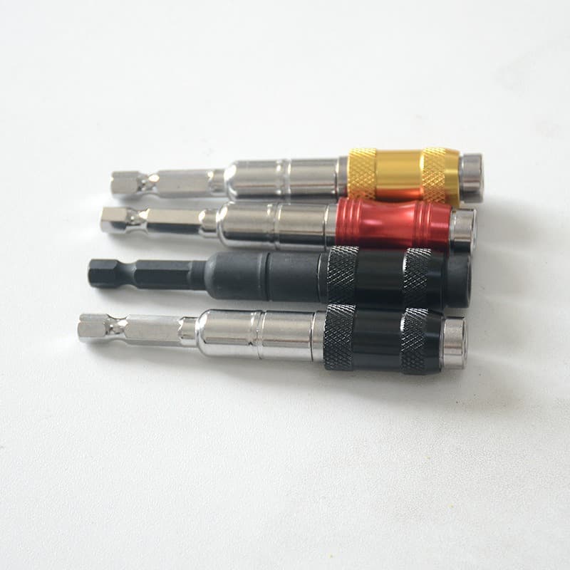 Custom Hex Shaft Universal Adapter, Electric/Pneumatic Screwdriver Connecting Rod with Quick-Release Self-Locking Multi-function Bit Extension Bar