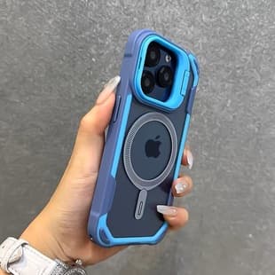 For Apple iPhone 17 Phone Case 16 Creative Lens Stand iPhone 15 Pro Max Magnetic Drop-Proof Transparent Minimalist