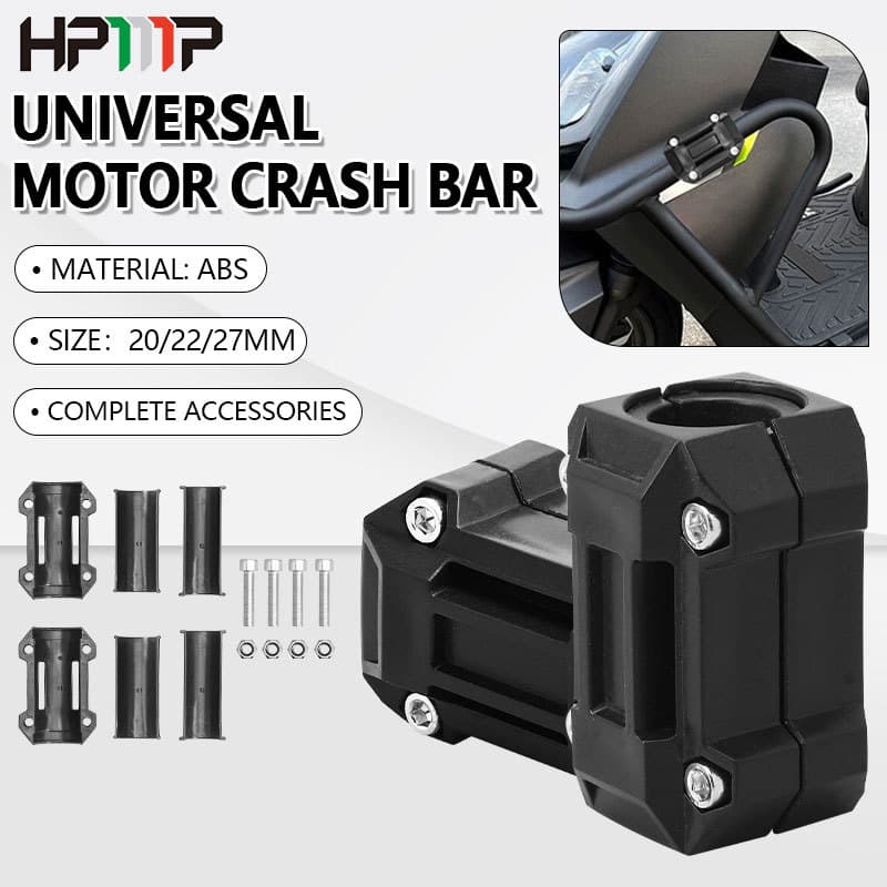 Motorcycle Crash Pad Protector Compatible with Kawasaki Yamaha Frame Slider 22/25/28mm Diameter Universal