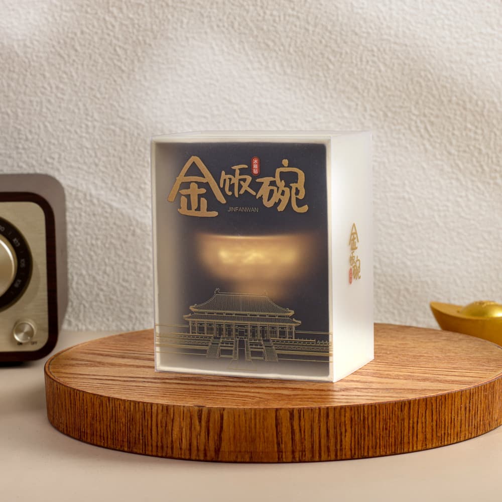 Golden Bowl Fridge Magnet Shaanxi History Museum Cultural Creative Tang Mandarin Duck Lotus Pattern Xi'an Souvenir Gift