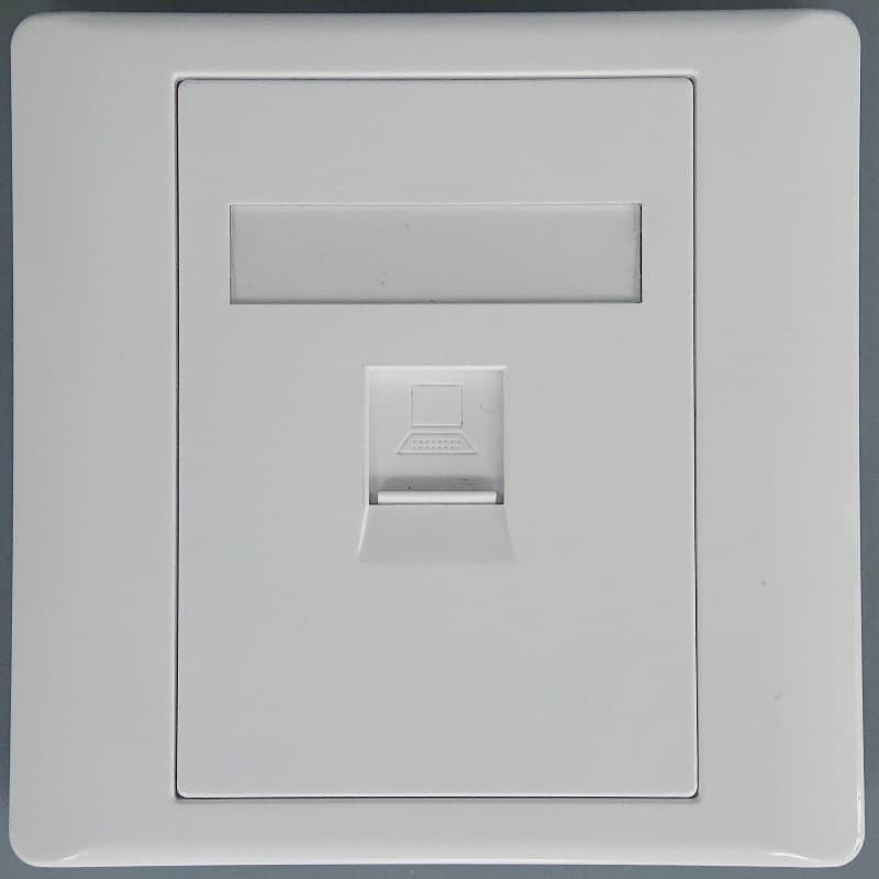 86-type single-port dual-port with protective door telephone computer network label marking economy version engineering version blank panel