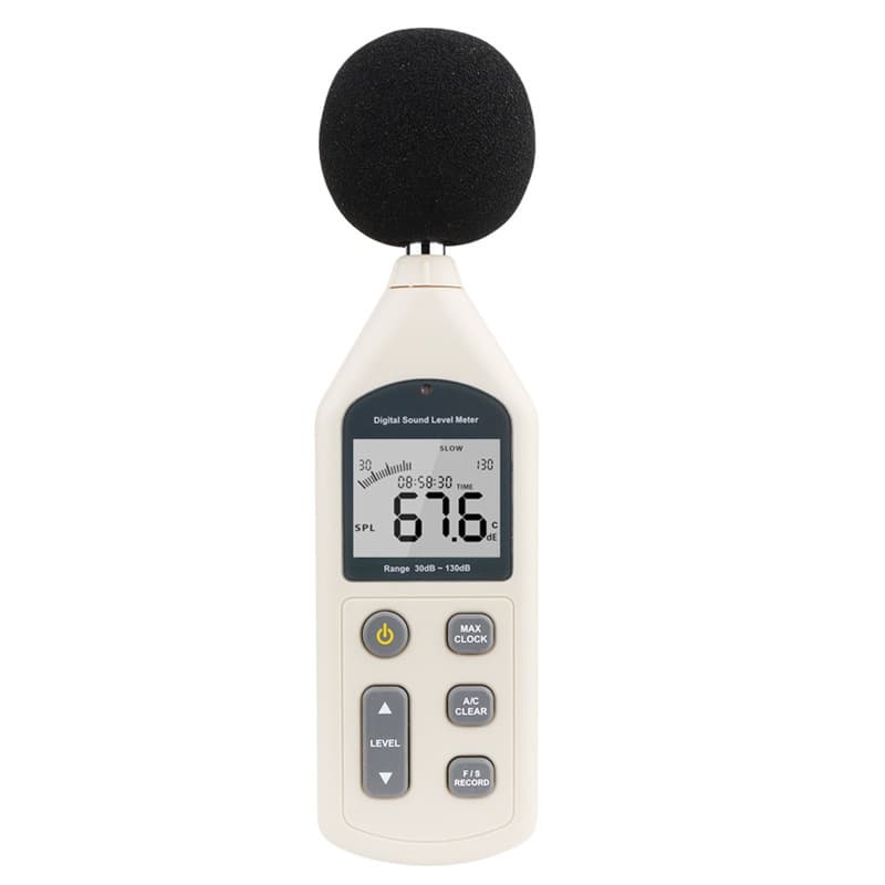 BENETECH Digital Noise Meter, Decibels, Sound Level Meter, Sound Measurement Instrument with USB Interface GM1356