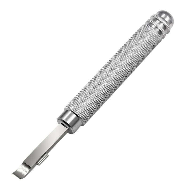 Multi-Purpose Watch Repair Tool Aluminum Handle Pry Knife for Opening Watch Back Case and Changing Battery