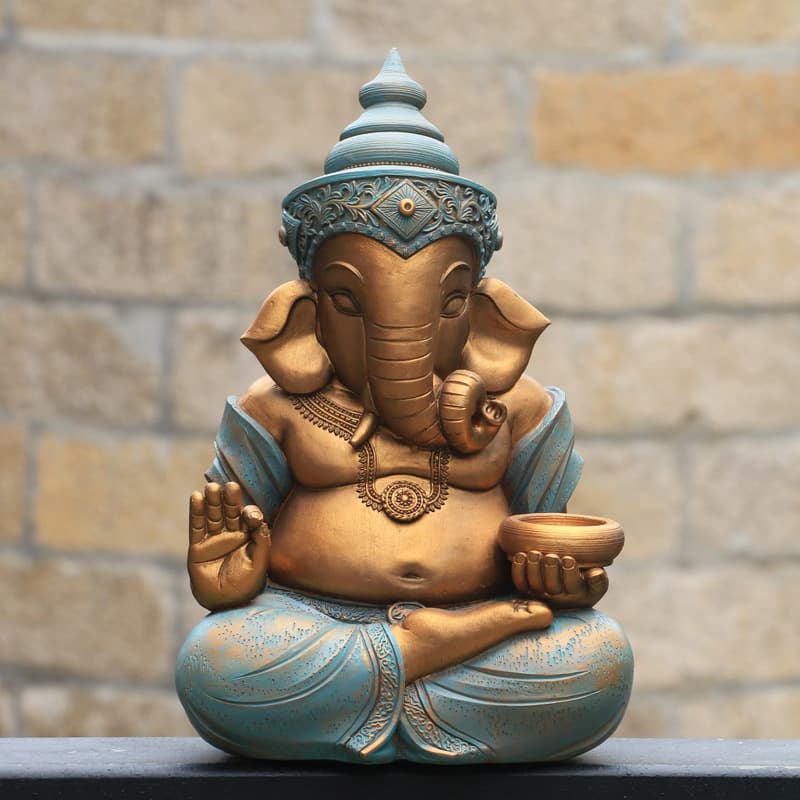 Thai Buddha statue garden landscape sculpture courtyard garden decoration outdoor landscaping ornaments elephant god crafts Indian elephant
