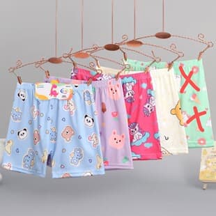 Southeast Asia Cross-Border Cartoon Pattern Boys' Underpants Children's Little Boys' Flat Corner Four-Corner Big Kids Baby Breathable Comfortable