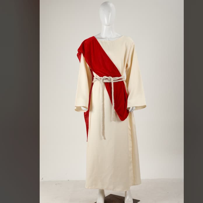 Halloween Medieval Cosplay Ancient Roman Greek King Missionary Costume Role-Play Stage Performance Outfit