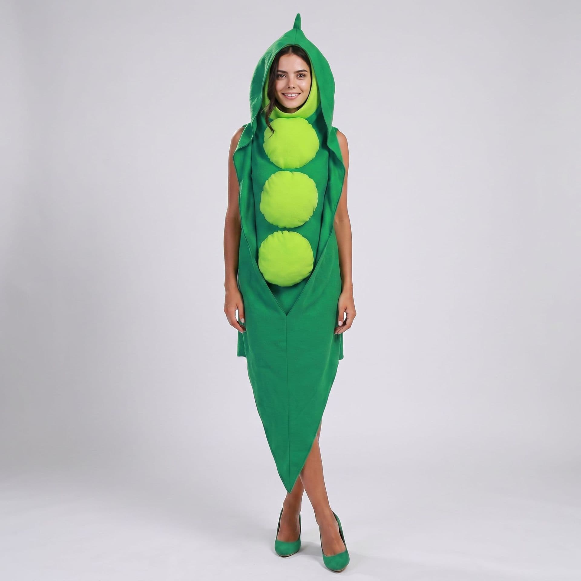 Festival Carnival Vegetable Cosplay Stage Costume Halloween Party Cosplay Food Pea Role-play Costume
