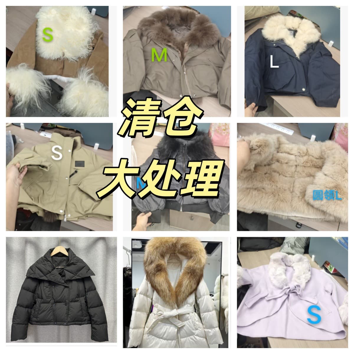 Clearance Sale: Large Fox Fur Collar Detachable White Goose down Jacket, Loose Fit, Stylish Korean Style, Popular Online