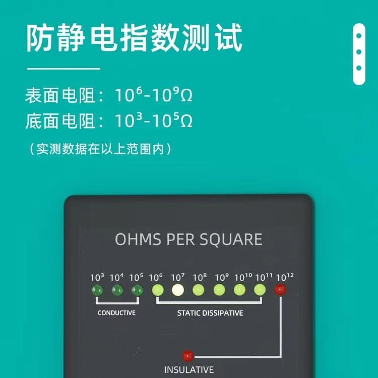 Factory direct anti-static desk mat, high-temperature resistant, non-slip, green laboratory rubber sheet, 2mm/3mm/5mm rubber mat