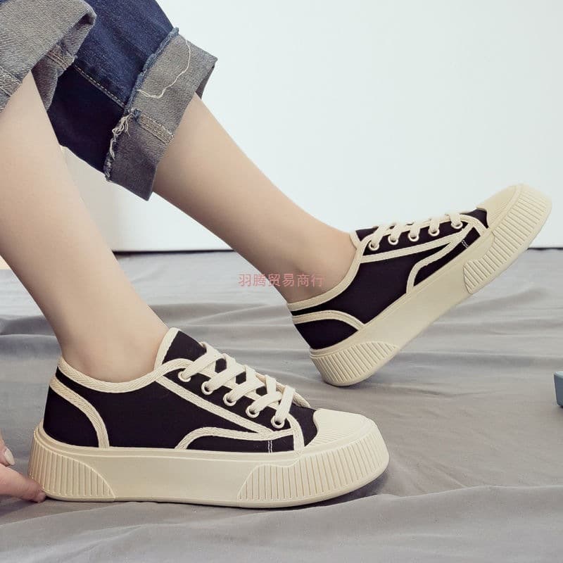 Kemei 2025 Spring New Canvas Shoes Women's Sneakers Student Old Beijing Cloth Shoes Soft Sole Versatile Breathable Spring and Autumn