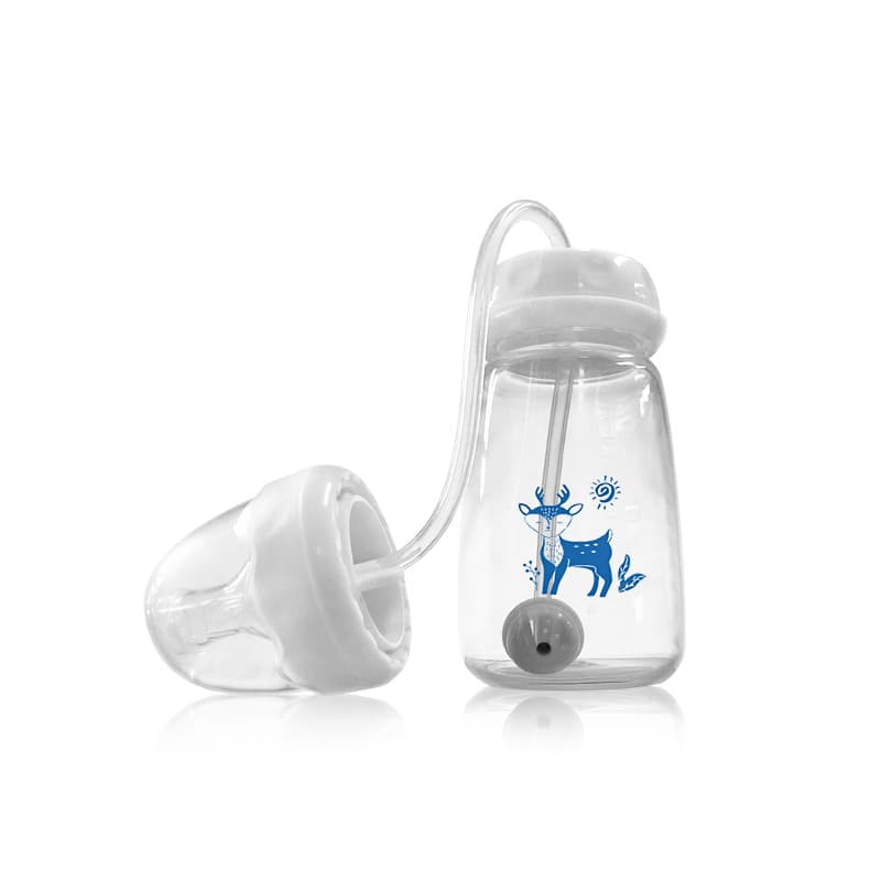 Amazon Bestseller Creative Baby Bottle Hands-Free Feeding Bottle Standard Caliber PP Bottle 150ml