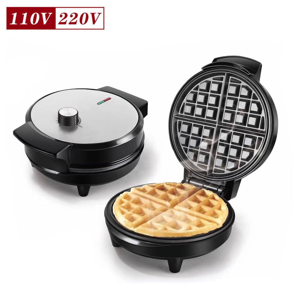 3-Minute Waffle Maker Breakfast Sandwich Machine Adjustable Temperature Electric Waffle Machine
