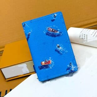 Korean Fresh Style Animal and Plant Travel Card Holder Bi-Fold Card Case ID Case Cartoon Card Wallet Small 7*11cm